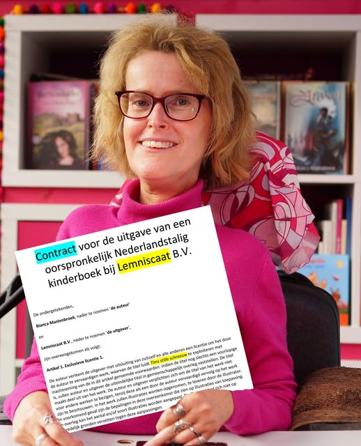 Contract met uitgeverij Lemniscaat